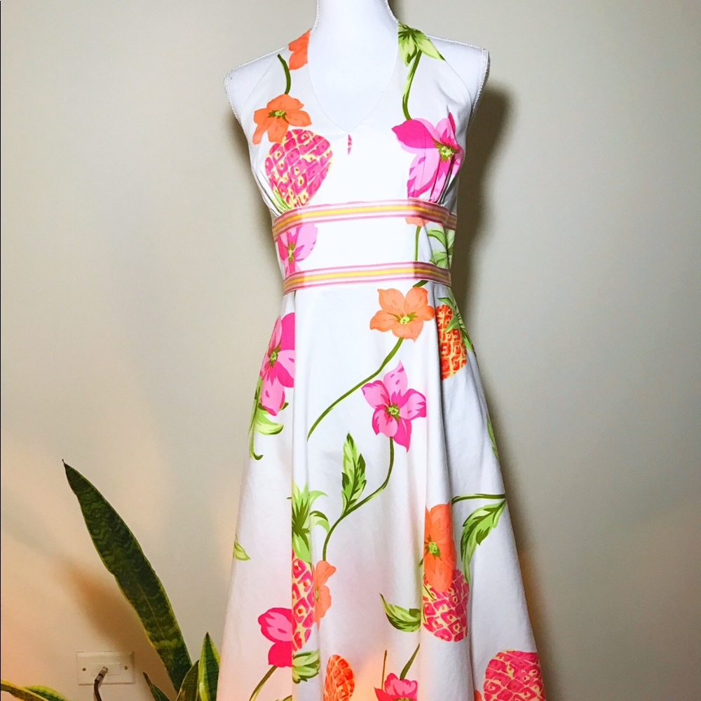 Donna Ricco Floral Backless 12
